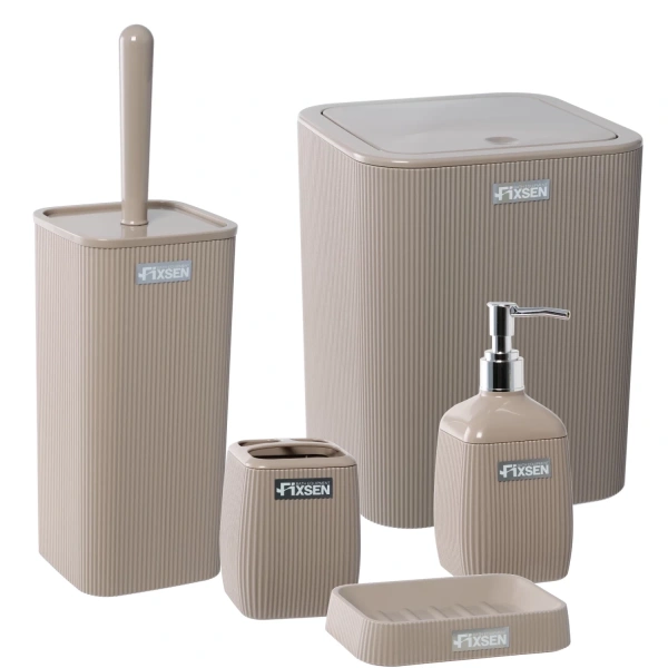 Мыльница Fixsen Brown FX-403-4 настольная, коричневый